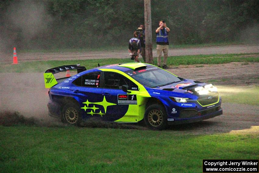 Brandon Semenuk / Keaton Williams Subaru WRX ARA25 on SS2, Soo Pass II.