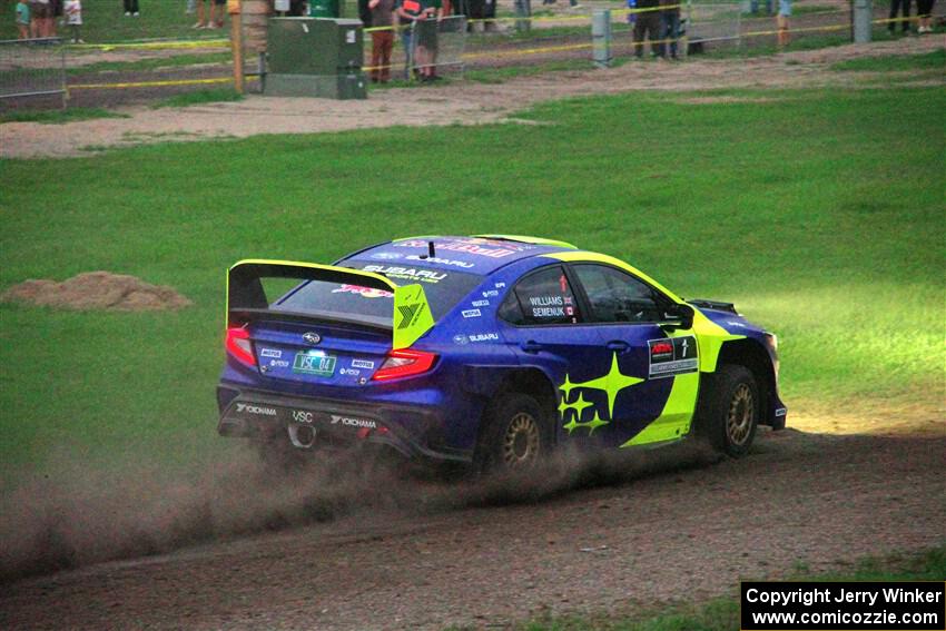 Brandon Semenuk / Keaton Williams Subaru WRX ARA25 on SS2, Soo Pass II.