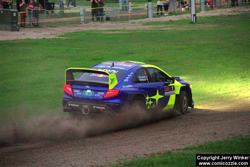 Brandon Semenuk / Keaton Williams Subaru WRX ARA25 on SS2, Soo Pass II.
