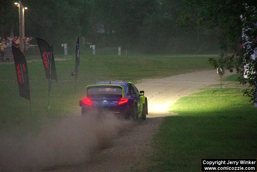 Brandon Semenuk / Keaton Williams Subaru WRX ARA25 on SS2, Soo Pass II.