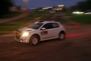 Sean Donnelly / Zach Pfeil Peugeot 208 Rally4 exits out of SS2, Soo Pass II.