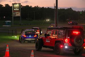 A Jeep Wrangler Rubicon sweeps the field out of SS2, Soo Pass II.