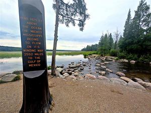 The headwaters of the Mississippi River.
