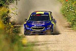 Brandon Semenuk / Keaton Williams Subaru WRX ARA25 on SS3, Refuge I.