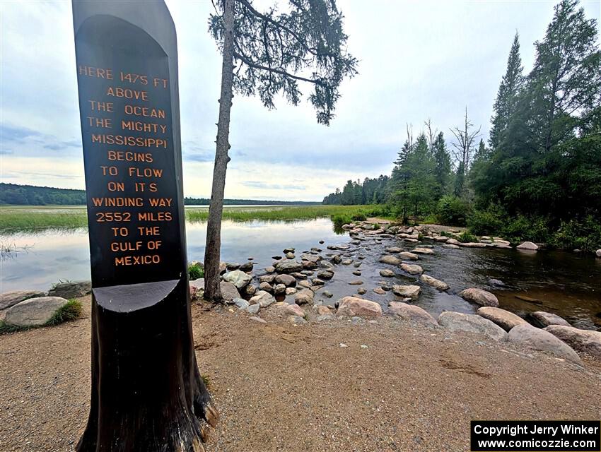 The headwaters of the Mississippi River.