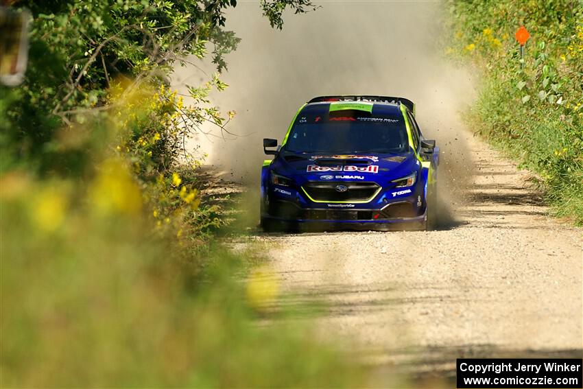 Brandon Semenuk / Keaton Williams Subaru WRX ARA25 on SS3, Refuge I.