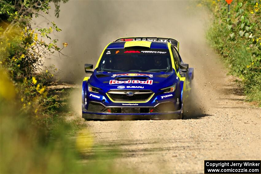 Brandon Semenuk / Keaton Williams Subaru WRX ARA25 on SS3, Refuge I.