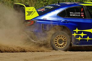Brandon Semenuk / Keaton Williams Subaru WRX ARA25 on SS3, Refuge I.