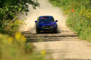 Travis Pastrana / Rhianon Gelsomino Subaru WRX ARA25L on SS3, Refuge I.