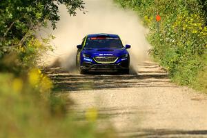 Travis Pastrana / Rhianon Gelsomino Subaru WRX ARA25L on SS3, Refuge I.