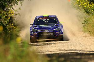 Patrick Gruszka / John Hall Hyundai i20 R5 on SS3, Refuge I.