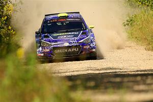 Patrick Gruszka / John Hall Hyundai i20 R5 on SS3, Refuge I.