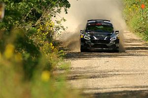 Javier Olivares / K.J. Miller Ford Fiesta Rally2 on SS3, Refuge I.