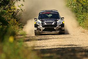 Javier Olivares / K.J. Miller Ford Fiesta Rally2 on SS3, Refuge I.