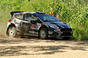 Javier Olivares / K.J. Miller Ford Fiesta Rally2 on SS3, Refuge I.