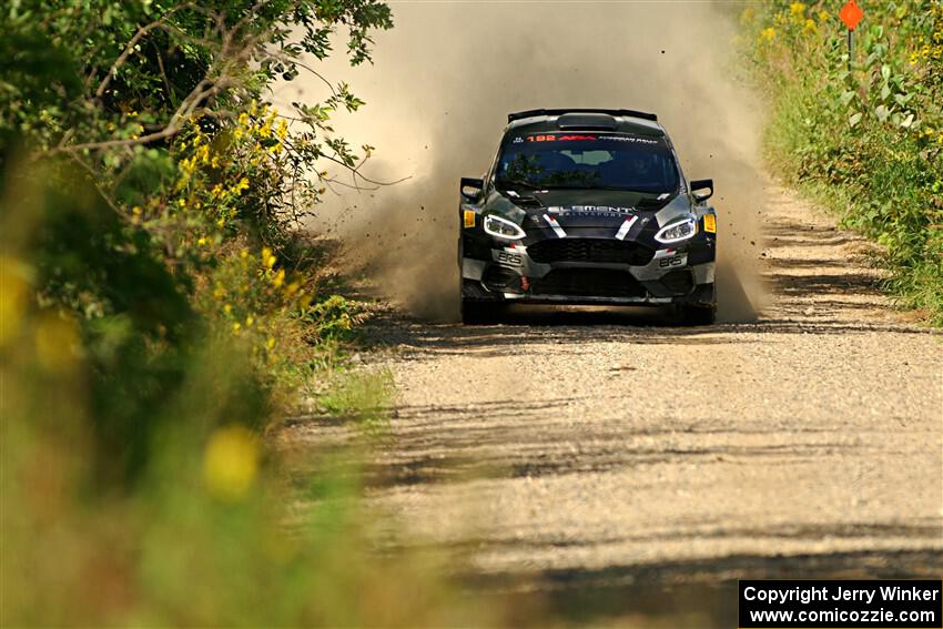 Javier Olivares / K.J. Miller Ford Fiesta Rally2 on SS3, Refuge I.
