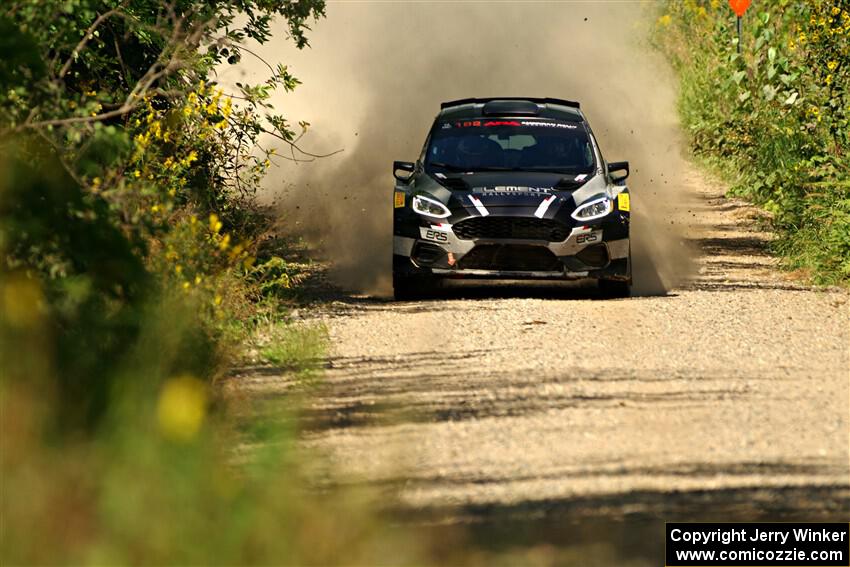 Javier Olivares / K.J. Miller Ford Fiesta Rally2 on SS3, Refuge I.