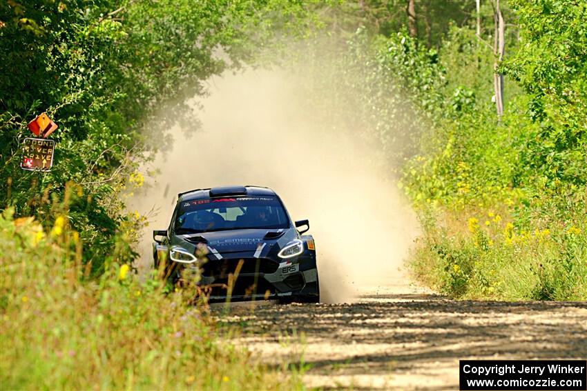 Javier Olivares / K.J. Miller Ford Fiesta Rally2 on SS3, Refuge I.