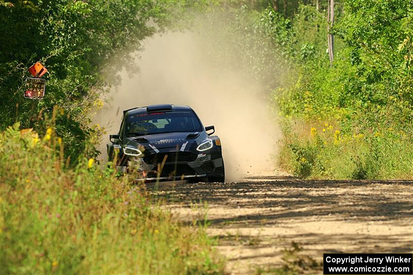 Javier Olivares / K.J. Miller Ford Fiesta Rally2 on SS3, Refuge I.