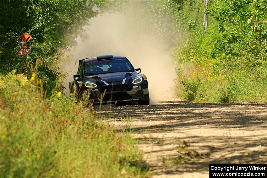 Javier Olivares / K.J. Miller Ford Fiesta Rally2 on SS3, Refuge I.