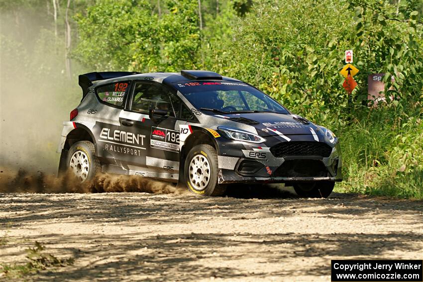 Javier Olivares / K.J. Miller Ford Fiesta Rally2 on SS3, Refuge I.