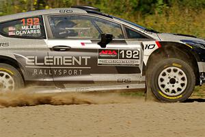 Javier Olivares / K.J. Miller Ford Fiesta Rally2 on SS3, Refuge I.