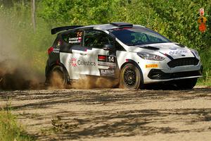 Georgie Megennis / Michael Szewczyk Ford Fiesta Rally3 on SS3, Refuge I.