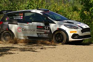 Georgie Megennis / Michael Szewczyk Ford Fiesta Rally3 on SS3, Refuge I.