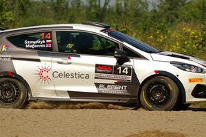 Georgie Megennis / Michael Szewczyk Ford Fiesta Rally3 on SS3, Refuge I.