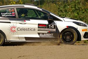 Georgie Megennis / Michael Szewczyk Ford Fiesta Rally3 on SS3, Refuge I.