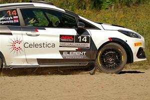 Georgie Megennis / Michael Szewczyk Ford Fiesta Rally3 on SS3, Refuge I.