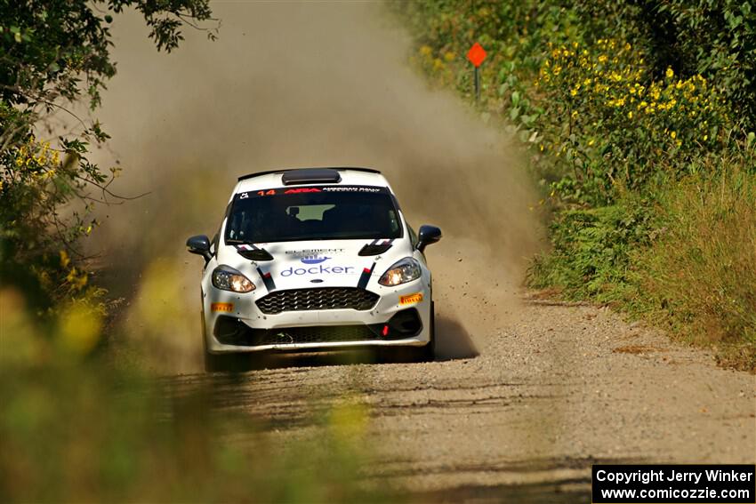 Georgie Megennis / Michael Szewczyk Ford Fiesta Rally3 on SS3, Refuge I.