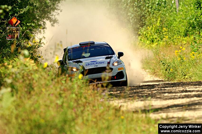 Georgie Megennis / Michael Szewczyk Ford Fiesta Rally3 on SS3, Refuge I.