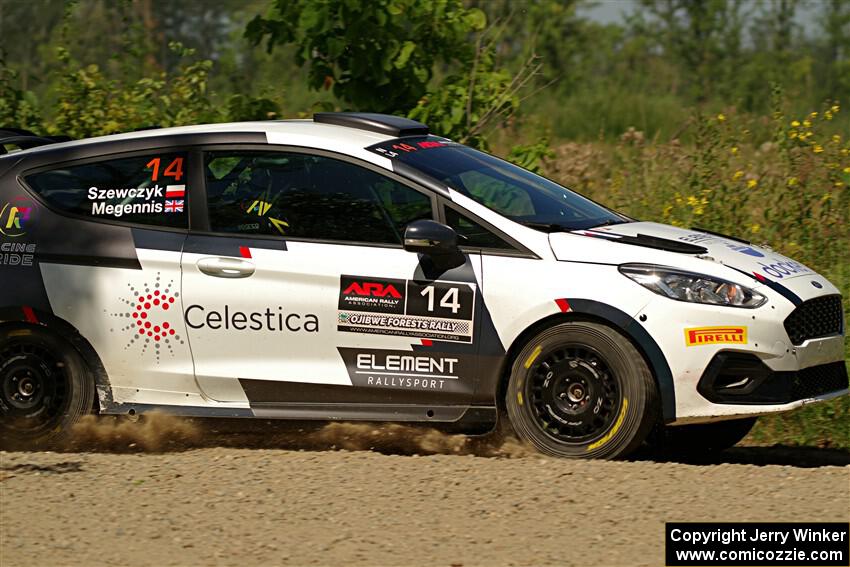 Georgie Megennis / Michael Szewczyk Ford Fiesta Rally3 on SS3, Refuge I.