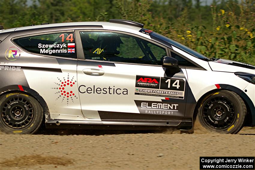 Georgie Megennis / Michael Szewczyk Ford Fiesta Rally3 on SS3, Refuge I.