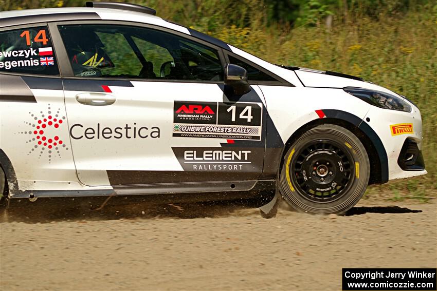 Georgie Megennis / Michael Szewczyk Ford Fiesta Rally3 on SS3, Refuge I.