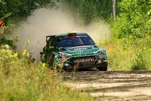 Alastair Scully / Stefan Trajkov Hyundai i20 R5 on SS3, Refuge I.