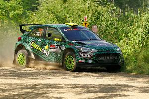 Alastair Scully / Stefan Trajkov Hyundai i20 R5 on SS3, Refuge I.