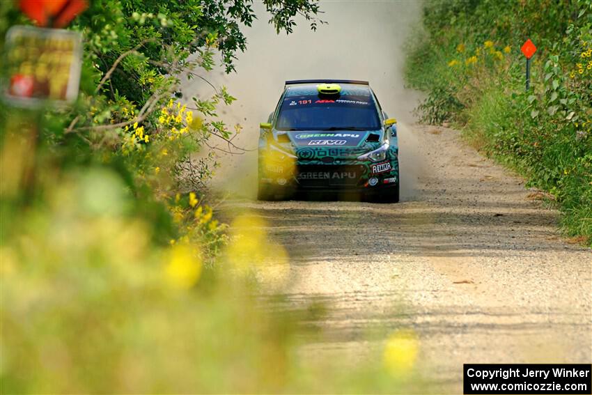 Alastair Scully / Stefan Trajkov Hyundai i20 R5 on SS3, Refuge I.