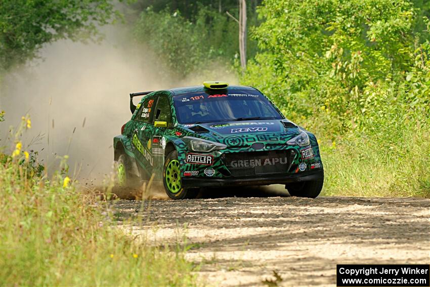 Alastair Scully / Stefan Trajkov Hyundai i20 R5 on SS3, Refuge I.