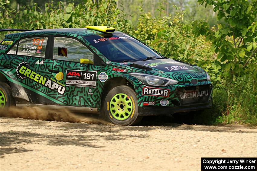 Alastair Scully / Stefan Trajkov Hyundai i20 R5 on SS3, Refuge I.