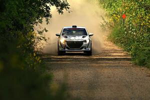 Sean Donnelly / Zach Pfeil Peugeot 208 Rally4 on SS3, Refuge I.