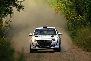Sean Donnelly / Zach Pfeil Peugeot 208 Rally4 on SS3, Refuge I.