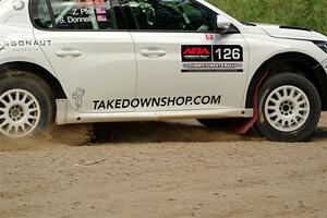 Sean Donnelly / Zach Pfeil Peugeot 208 Rally4 on SS3, Refuge I.