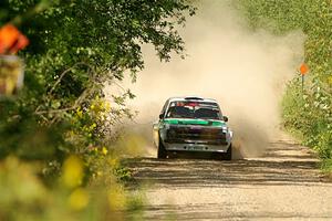 Seamus Burke / Gary McElhinney Ford Escort Mk II on SS3, Refuge I.