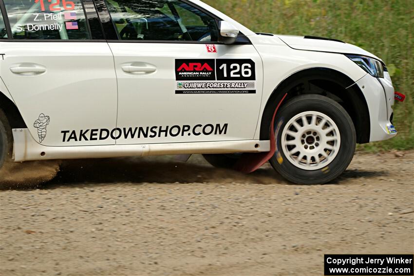 Sean Donnelly / Zach Pfeil Peugeot 208 Rally4 on SS3, Refuge I.