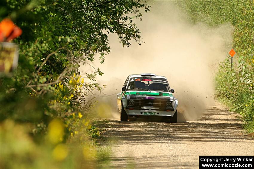 Seamus Burke / Gary McElhinney Ford Escort Mk II on SS3, Refuge I.