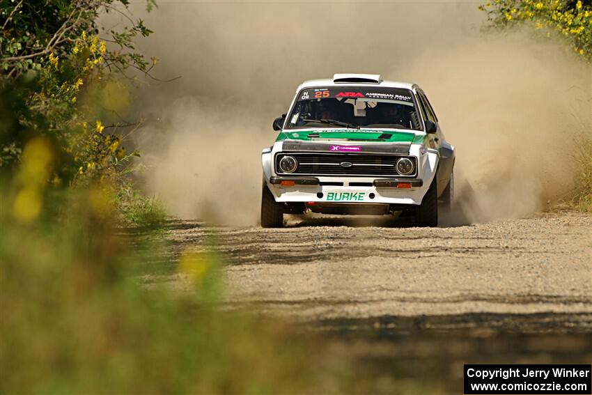 Seamus Burke / Gary McElhinney Ford Escort Mk II on SS3, Refuge I.