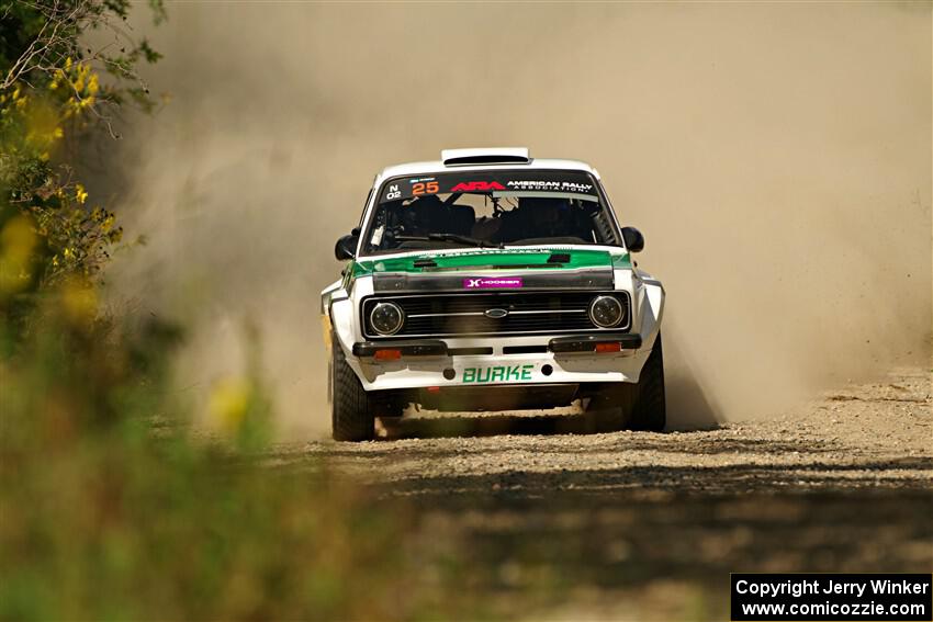 Seamus Burke / Gary McElhinney Ford Escort Mk II on SS3, Refuge I.