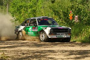 Seamus Burke / Gary McElhinney Ford Escort Mk II on SS3, Refuge I.